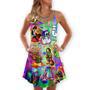 Star Wars Your Eyes Can Deceive You, Don't Trust Them - V-Neck Sleeveless Cami Dress