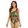 Stella Artois Watermelon Ruffled Vest Swimsuit