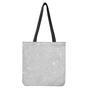 Bright Silver (Not Real) Glitter Print Tote Bag