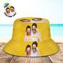 Custom Bucket Hat Photo Bucket Hat Personalize Wide Brim Outdoor Summer Cap Hiking Beach Sports Hats Gift For Lover