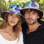 Custom Bucket Hat Unisex Face Bucket Hat Summer Colorful Printed Hat