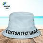 Custom Bucket Hat With Text Unisex Fisherman Hat Summer Hat