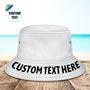 Custom Bucket Hat With Text Unisex Fisherman Hat Summer Hat