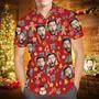 Custom Face Family Matching Hawaiian Outfit Christmas Pool Party Parent-Child Wears - Merry Christmas