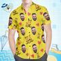 Custom Face Hawaiian Shirt All Over Print Men's Shirt Best Dad Ever