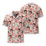 Custom Face Hawaiian Shirt For Him Personalized Men's Photo Shirt Flamingo Floral Valentine's Day Gift