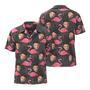 Custom Face Hawaiian Shirt For Him Personalized Men's Photo Shirt Flamingo & Monstera Leaves Valentine's Day Gift