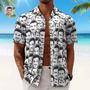 Custom Face Hawaiian Shirt Men's All Over Print Aloha Shirt Gift - Comic Style Mash Face