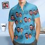 Custom Face Hawaiian Shirt Number 1 Dad Personalized Father's Day Shirt Gift For Dad