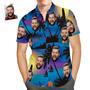 Custom Face Hawaiian Shirt Summer Holiday Party Beach Shirt Gift For Men