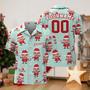 Custom Face Hawaiian Shirts Personalized Photo And Text Shirt Gift Men's Christmas Shirts Santa Claus And Gifts