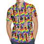 Custom Face Men Hawaiian Shirts Personalized Lgbtq Gay Pride Shirt - Rainbow Flag