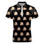 Custom Face Polo Shirt With Zipper Men's Polo Shirt For Him