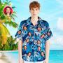 Custom Face Shirt Men's Hawaiian Shirt For Boyfriend Or Husband For Him