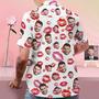 Custom Face Shirt Personalized Photo Hawaiian Shirt Valentine's Day Gift - Lips