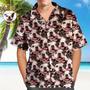 Custom Hawaiian Shirt Custom Dog Face All Over Print Hawaiian Shirt Custom Tropical Shirts