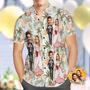 Custom Hawaiian Shirt Personalized Flamingo And Coconut Trees Wedding Hawaiian Shirt