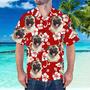 Custom Hawaiian Shirt With Husband Face Personalized Short-Sleeve Hawaiian Shirt