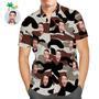 Custom Hawaiian Shirts Dim Grey Camouflage Personalized Aloha Beach Shirt For Men