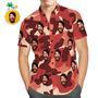 Custom Hawaiian Shirts Light Coral Camouflage Personalized Aloha Beach Shirt For Men