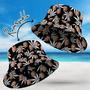 Custom Hawaiian Style Bucket Hat Double-Side-Wear Reversible Outdoors Sun Cap