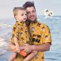 Custom Photo Hawaiian Shirt Personalised Face Hawaiian Shirt Gift Father's Day Gift - I Love My Dad