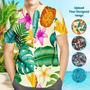 Custom Photo Hawaiian Shirts Upload Your Own Designed Image Aloha Beach Shirt For Men