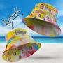 Custom Tie-Dye Bucket Hat Double-Side-Wear Reversible Summer Beach Sun Hat