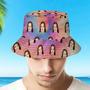 Custom Your Photo Face And Pet Summer Bucket Hat Fisherman Hat - Tie-Dye