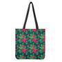 Green Walking Zombie Print Tote Bag