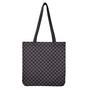 Grey Buffalo Plaid Pattern Print Tote Bag