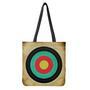 Grunge Bullseye Target Print Tote Bag