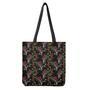 Guns And Flowers Pattern Print Tote Bag