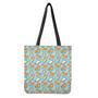 Happy Corgi Pattern Print Tote Bag