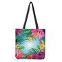 Hawaiian Aloha Flower Print Tote Bag