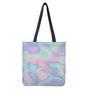 Holographic Waves Print Tote Bag