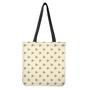 Honey Bee Hive Pattern Print Tote Bag