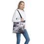 Horror Cobweb Print Tote Bag