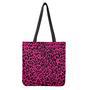 Hot Pink Leopard Print Tote Bag