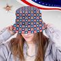 Independence Day Custom Bucket Hat Face Unisex Fisherman Hat Summer Hat The Fourth Of July