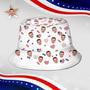 Independence Day Custom Bucket Hat Face Unisex Fisherman Hat Summer Hat - Usa