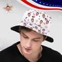 Independence Day Custom Bucket Hat Face Unisex Fisherman Hat Summer Hat - Usa