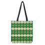 Irish Themed Argyle Pattern Print Tote Bag