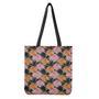 Japanese Chrysanthemum Pattern Print Tote Bag