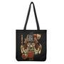 Japanese Ghost Samurai Print Tote Bag