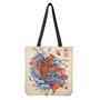 Japanese Koi Fish Tattoo Print Tote Bag