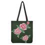 Japanese Peony Print Tote Bag