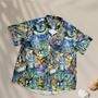 Kaleidoscope Cat Hawaiian Shirts For Pet Lover