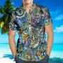 Kaleidoscope Cat Hawaiian Shirts For Pet Lover