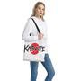 Karate Text Print Tote Bag